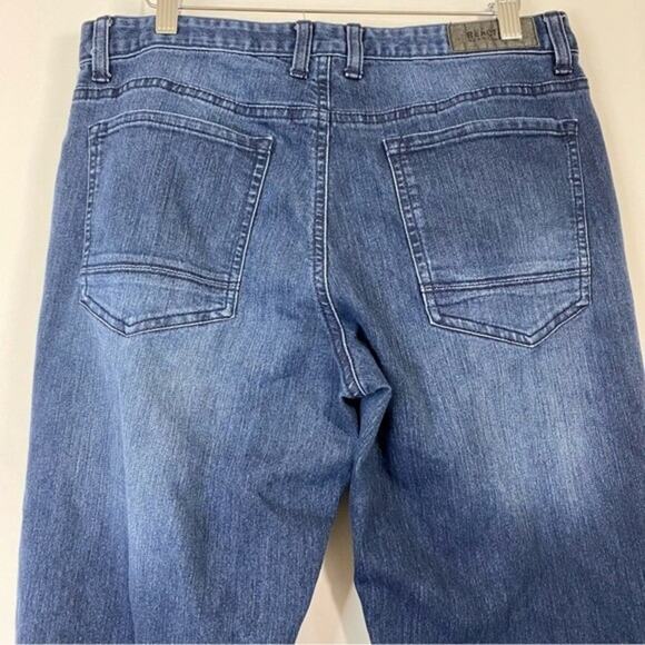 Reaction Kenneth Cole Men’s Straight Jeans Medium Blue Wash Size 32/32 - Picture 6 of 8